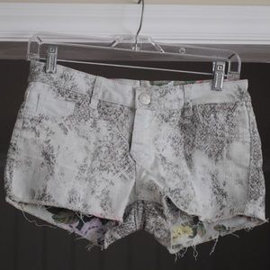 FlipSide denim printed shorts